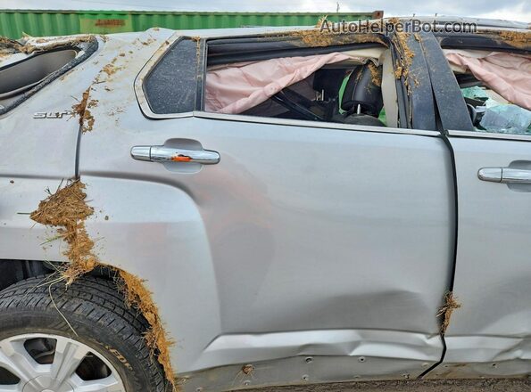 2GKALPEK7G6305502 2016 GMC TERRAIN Silver Սալոնի հետևի տեսք