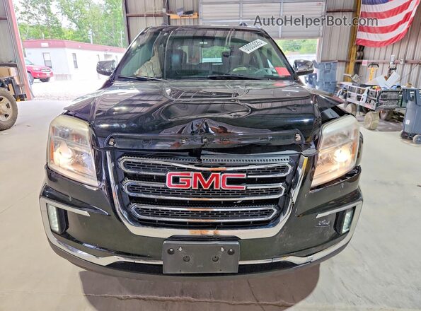 2GKALPEK7H6326822 2017 GMC TERRAIN Black წინა ხედი