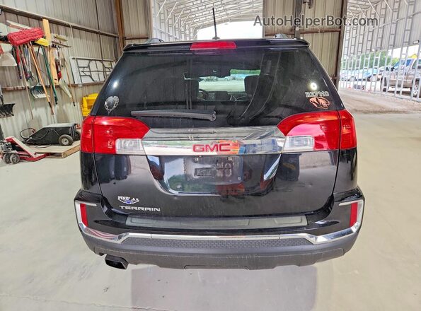 2GKALPEK7H6326822 2017 GMC TERRAIN Black უკანა ხედი
