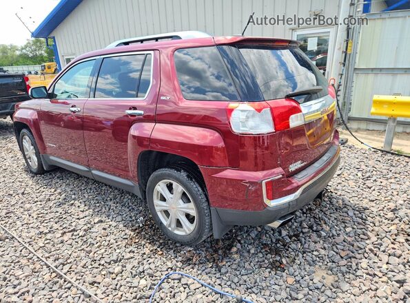 2GKALPEK8G6340954 2016 GMC TERRAIN Red Rear left