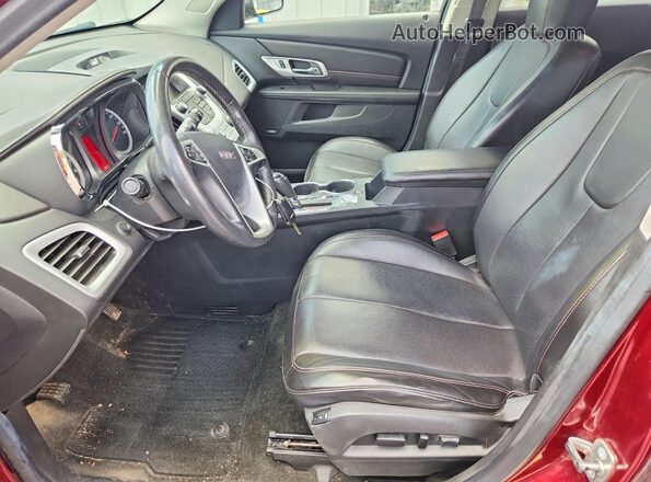 2GKALPEK8G6340954 2016 GMC TERRAIN Red Front interior view
