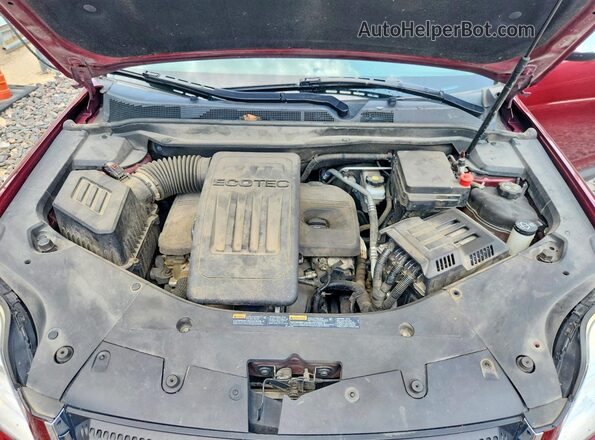 2GKALPEK8G6340954 2016 GMC TERRAIN Red Engine compartment view