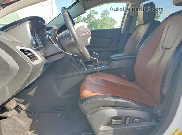 2GKALPEK8G6356930 2016 GMC TERRAIN White Вид салону спереду