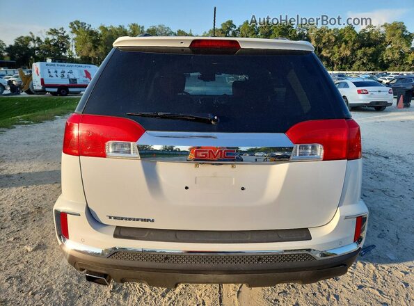 2GKALPEK8G6356930 2016 GMC TERRAIN White Вид ззаду