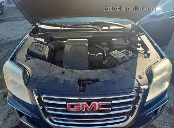 2GKALPEK8H6229144 2017 GMC TERRAIN Черный Вид подкапотного пространства