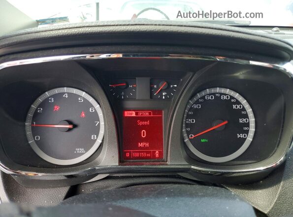 2GKALPEK8H6229144 2017 GMC TERRAIN Черный Вид щитка приборов