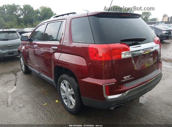 2GKALPEKXG6336291 2016 GMC TERRAIN Red უკანა მარცხენა