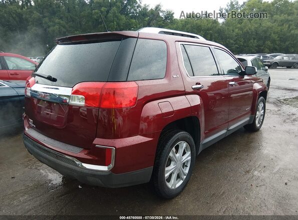 2GKALPEKXG6336291 2016 GMC TERRAIN Red უკანა მარჯვენა