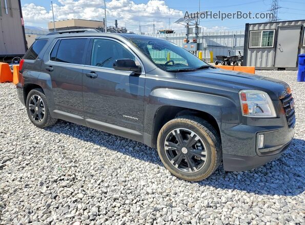 2GKALPEKXH6263019 2017 GMC TERRAIN Черный Передняя правая четверть