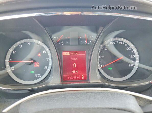 2GKALPEKXH6263019 2017 GMC TERRAIN Черный Вид щитка приборов