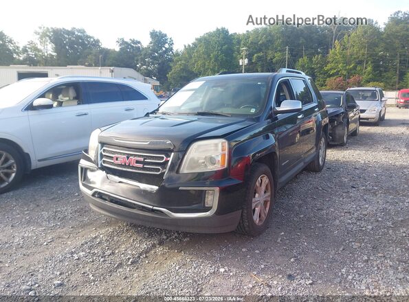 2GKALPEKXH6313451 2017 GMC TERRAIN Black Առջևի ձախ երեք քառորդ տեսարան
