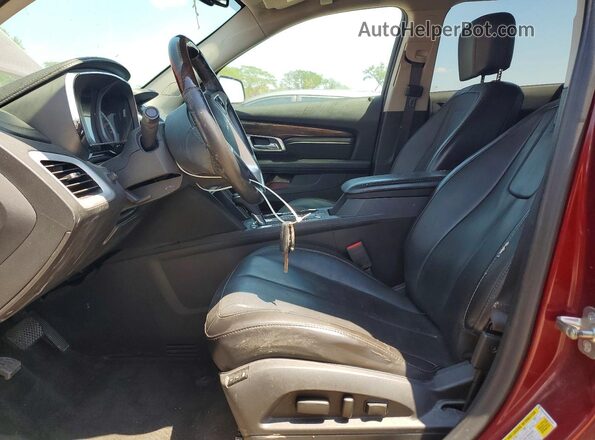 2GKALREK0H6181649 2017 GMC TERRAIN Maroon Vista interior delantera