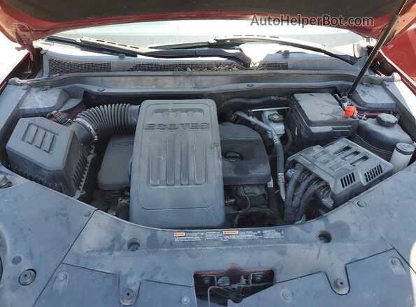 2GKALREK0H6181649 2017 GMC TERRAIN Maroon Vista del compartimento del motor