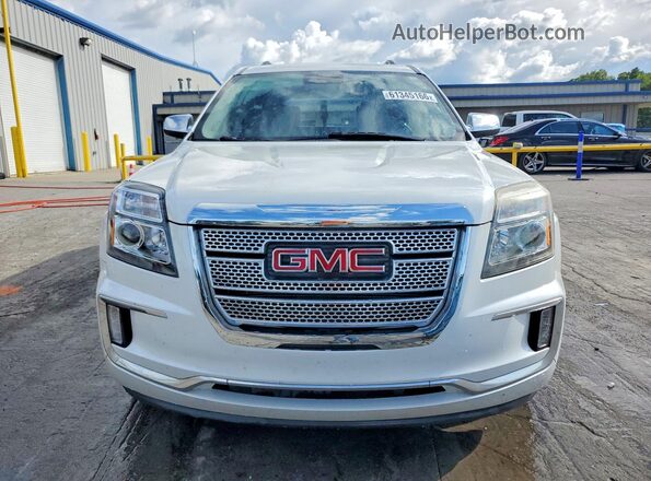 2GKALREK2H6283213 2017 GMC TERRAIN White წინა ხედი