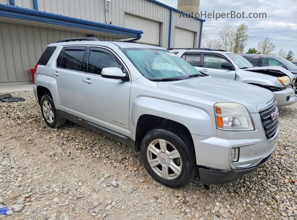 2GKFLNE34G6110055 2016 GMC TERRAIN Silver Przód prawy