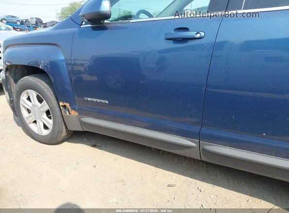 2GKFLNE34G6135795 2016 GMC TERRAIN Blue Սալոնի 360 աստիճան տեսք