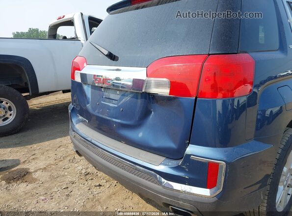2GKFLNE34G6135795 2016 GMC TERRAIN Blue Սալոնի հետևի տեսք