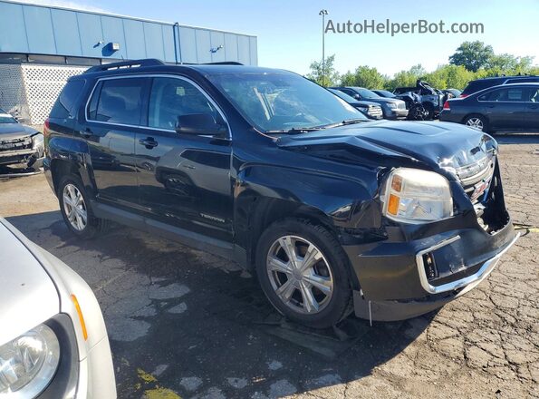 2GKFLNE35H6295833 2017 GMC TERRAIN Black Передня права чверть