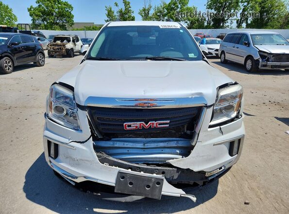 2GKFLNE36H6129949 2017 GMC TERRAIN White Front view