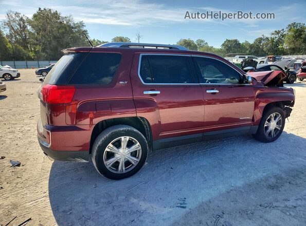 2GKFLPE32G6245594 2016 GMC TERRAIN Burgundy Tył prawy