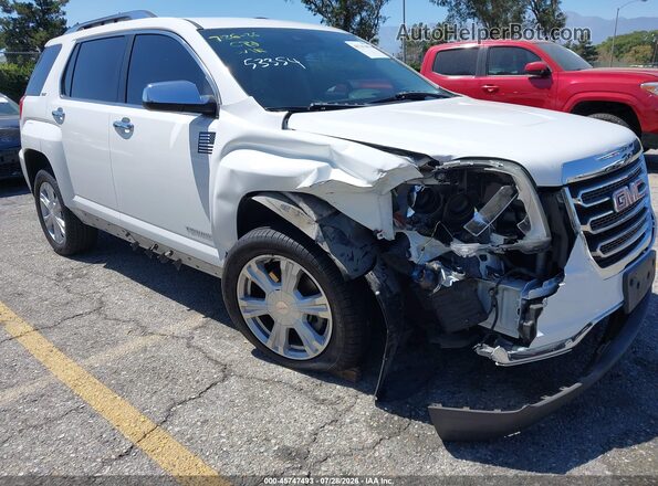 2GKFLPE32H6147439 2017 GMC TERRAIN White Вид спереду
