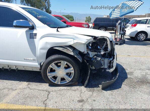 2GKFLPE32H6147439 2017 GMC TERRAIN White Вид щитка приладів