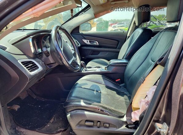 2GKFLPE33G6121060 2016 GMC TERRAIN Gray Вид салону спереду