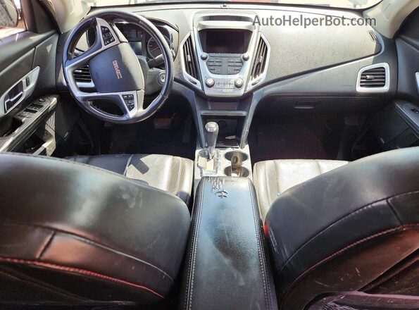 2GKFLPE33G6121060 2016 GMC TERRAIN Gray Вид панелі приладів