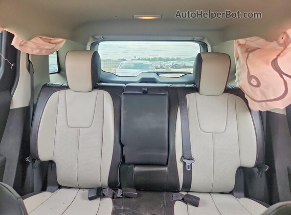 2GKFLPE33G6171389 2016 GMC TERRAIN Белый Вид задних сидений