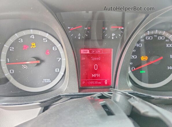 2GKFLPE33G6171389 2016 GMC TERRAIN Белый Вид щитка приборов
