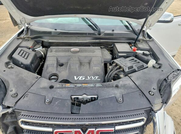2GKFLPE33G6171389 2016 GMC TERRAIN Белый Вид подкапотного пространства