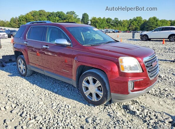 2GKFLPE33G6234491 2016 GMC TERRAIN Burgundy Przód prawy