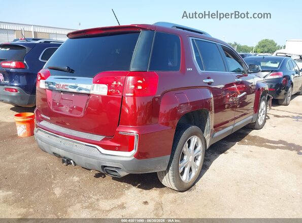 2GKFLPE34G6276619 2016 GMC TERRAIN Red Задня права чверть