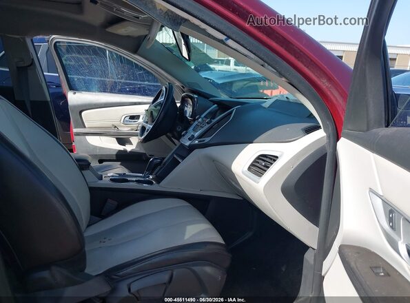 2GKFLPE34G6276619 2016 GMC TERRAIN Red Вид салону спереду