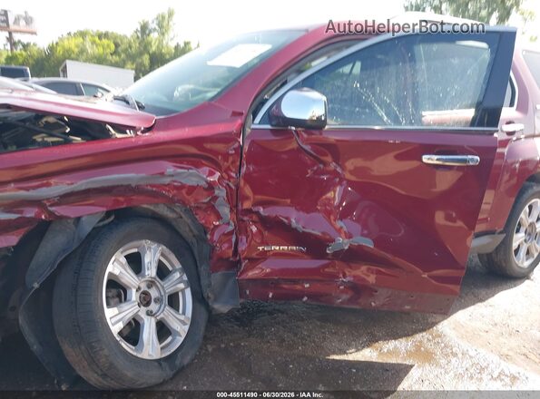 2GKFLPE34G6276619 2016 GMC TERRAIN Red Вид спереду