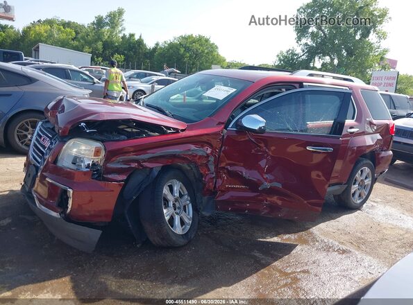 2GKFLPE34G6276619 2016 GMC TERRAIN Red Панорамний вид салону 360°