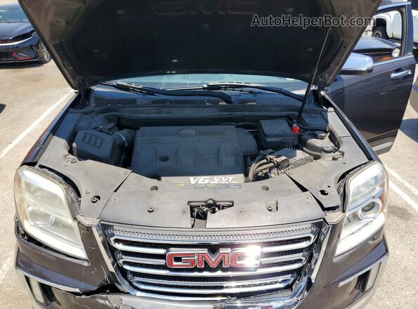 2GKFLPE34G6352310 2016 GMC TERRAIN Черный Вид подкапотного пространства