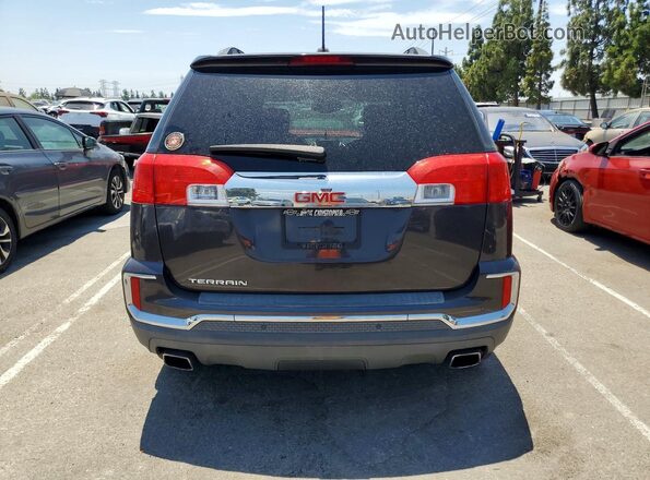2GKFLPE34G6352310 2016 GMC TERRAIN Черный Вид сзади