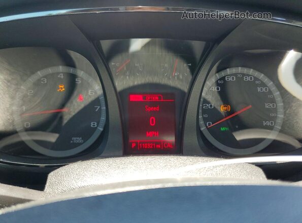 2GKFLPE34G6352310 2016 GMC TERRAIN Черный Вид щитка приборов