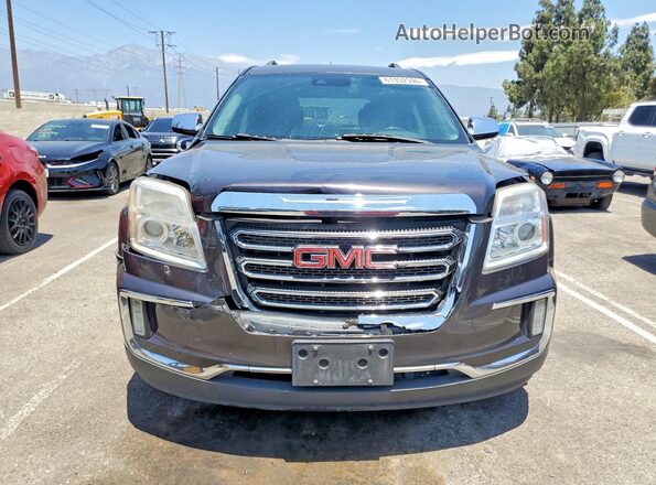 2GKFLPE34G6352310 2016 GMC TERRAIN Черный Вид спереди