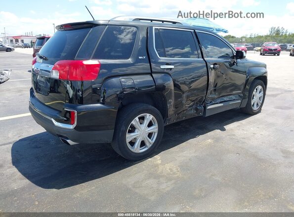 2GKFLPE37G6177342 2016 GMC TERRAIN Черный Задняя правая четверть