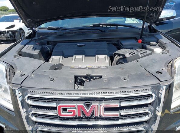 2GKFLPE37G6177342 2016 GMC TERRAIN Черный Вид сзади