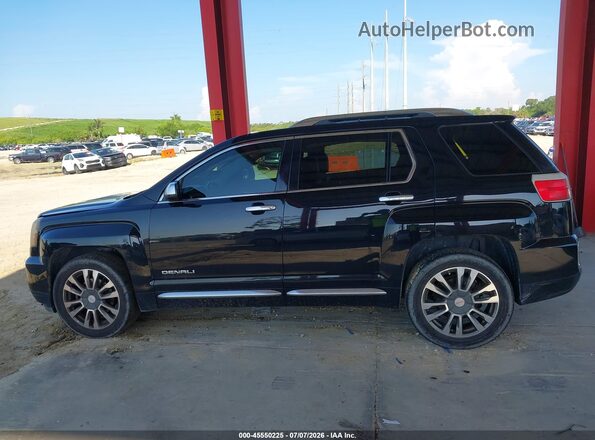 2GKFLRE34G6313535 2016 GMC TERRAIN Black Widok wnętrza 360 stopni