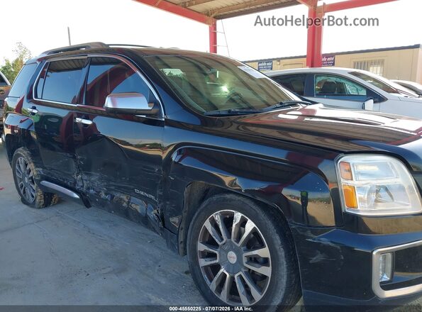 2GKFLRE34G6313535 2016 GMC TERRAIN Black Widok z przodu