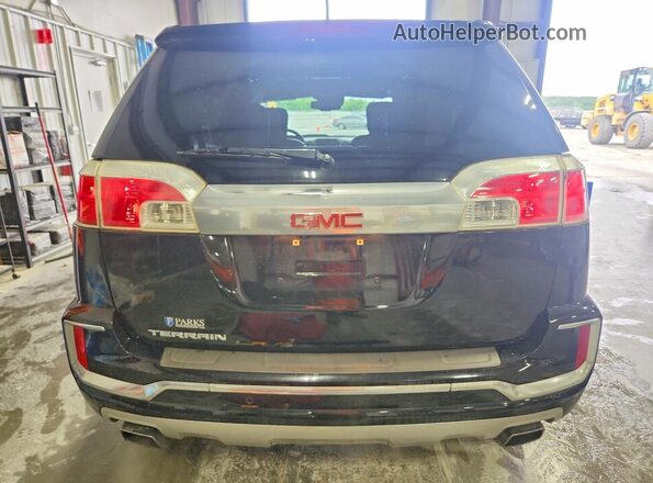2GKFLRE37H6144760 2017 GMC TERRAIN Black უკანა ხედი