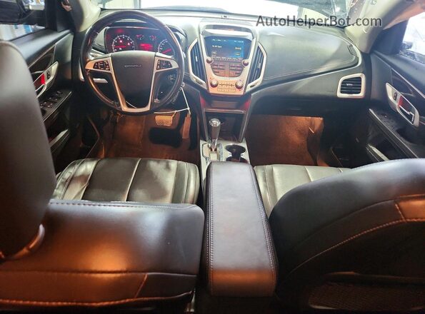 2GKFLRE37H6144760 2017 GMC TERRAIN Black წინა პანელის ხედი