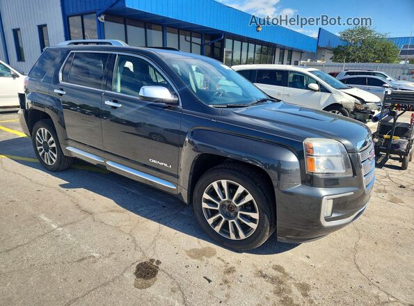 2GKFLRE37H6182067 2017 GMC TERRAIN Charcoal Front right
