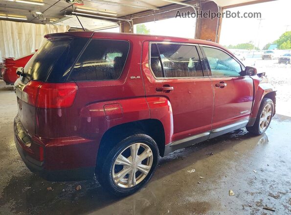 2GKFLSEK1H6133400 2017 GMC TERRAIN Темно-бордовый Задняя правая четверть