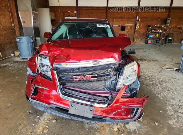 2GKFLSEK1H6133400 2017 GMC TERRAIN Темно-бордовый Вид спереди