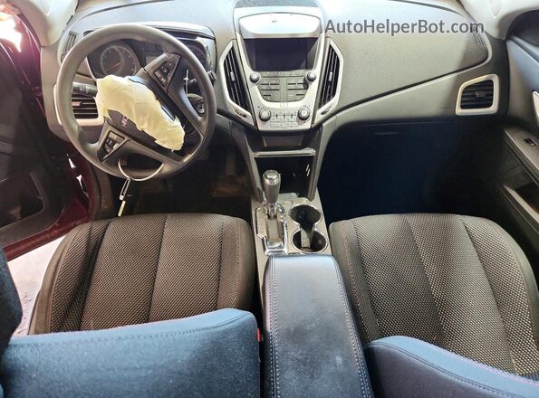 2GKFLSEK1H6133400 2017 GMC TERRAIN Темно-бордовый Вид панели приборов